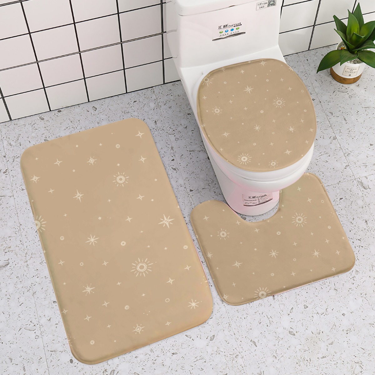 Solar Sanctuary 3-Piece Bath Mat Set product view 1